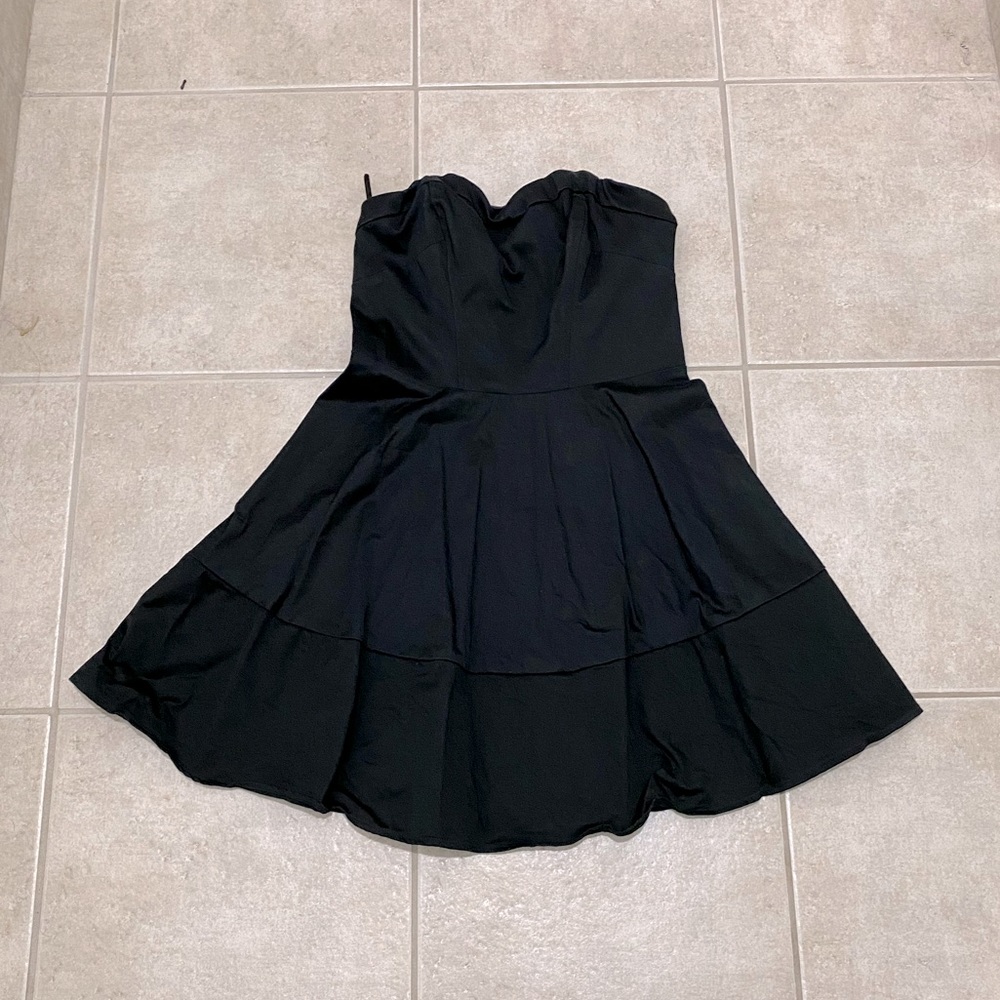 Strapless Black Women's Dress